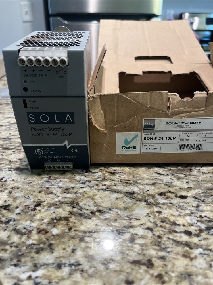 SOLA Power Supply SDN 5-24-100p