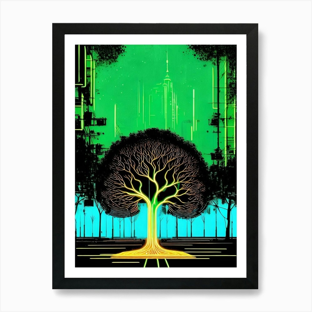 Tree Of Life 403 Art Print Framed Wall Art Poster Canvas Print Picture
