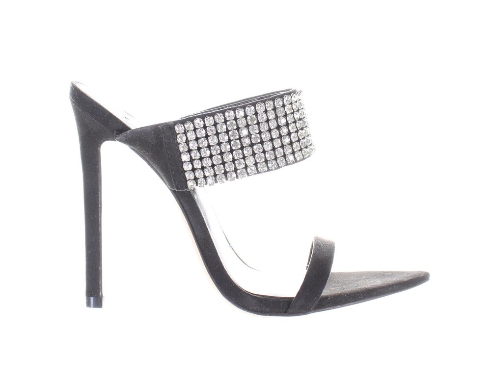 JLO by Jennifer Lopez Womens Noin Black Sandals Size 6.5 7684753