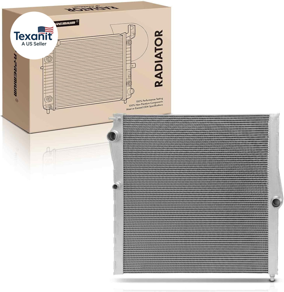 Primary Engine Coolant Radiator Assembly Compatible with BMW X5 2010-2013 2015-2