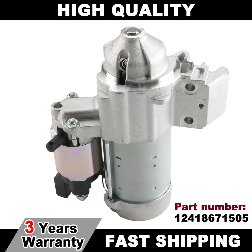 Starter Motor for BMW 540i 740i 840i M2 M3 M4 X3 X4 X5 X6 X7 Z4 12418671505