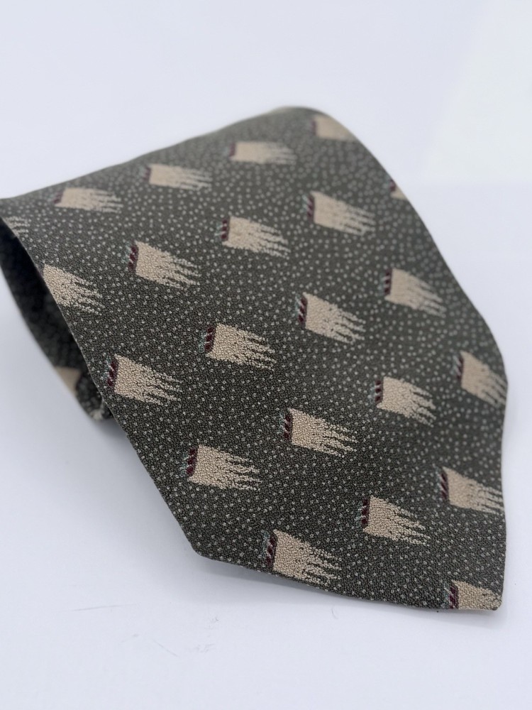 Giorgio Armani Cravate Mens Necktie Designer 100%  Silk Tie Vintage