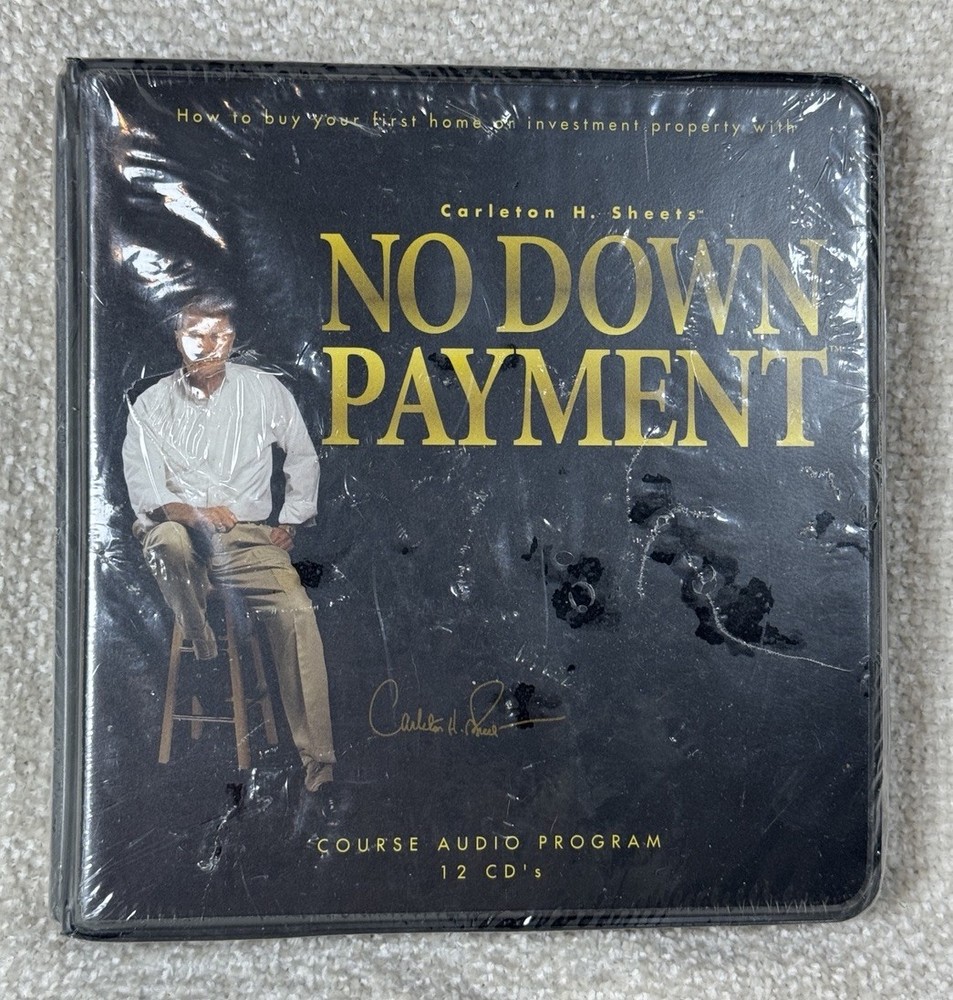 Carleton Sheets No Down Payment 12 CD Audio Course Sealed Real Estate