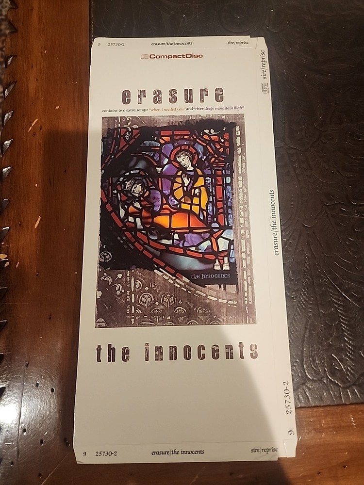 Erasure The Innocents   CD LONGBOX, No CD, Empty Box ONLY