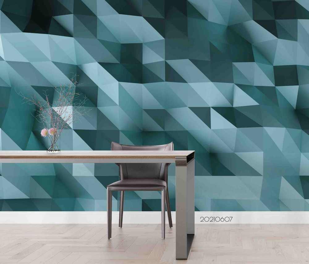 3D Abstract Geometric Graphic Wall Murals Wallpaper Murals Wall Sticker-image