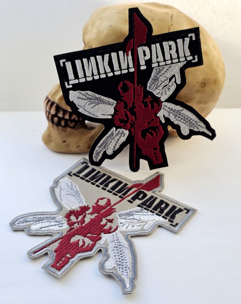 Linkin Park patch, Linkin Park logo patch, rock band patch, iron/sew on patch,