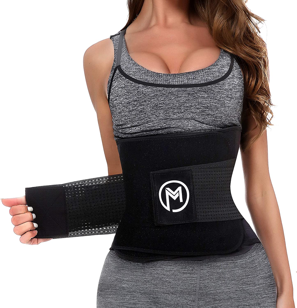 Slimming Waist Trimmer Belt for Women & Men – Workout Sweat Band for Tummy Fat Loss