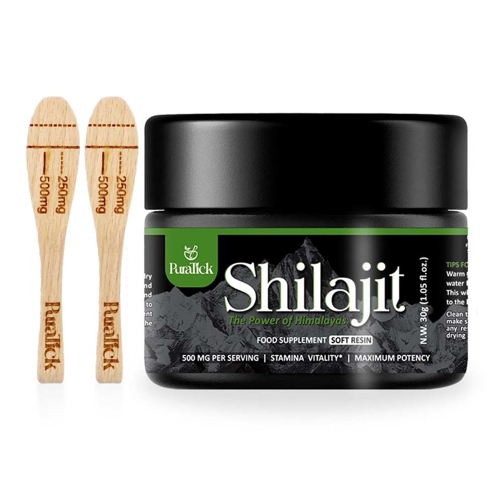 Organic Himalayan Shilajit Resin 30g | A+ Grade Pure Supplement for Energy & Vitality