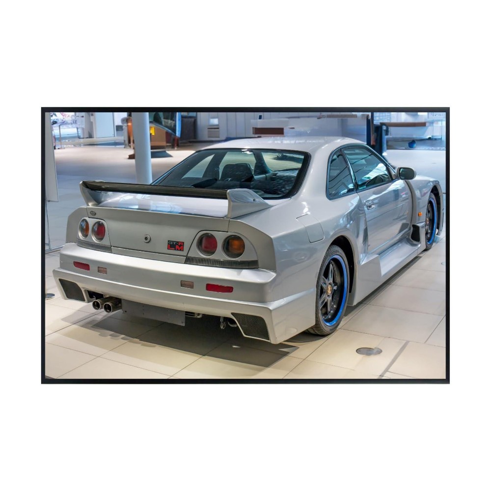Nissan R34 GT-R Poster – Japanese Street Racer JDM Car Artwork Home Decor