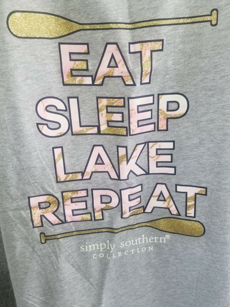Simply Southern X-LARGE Tank Top light gray. 