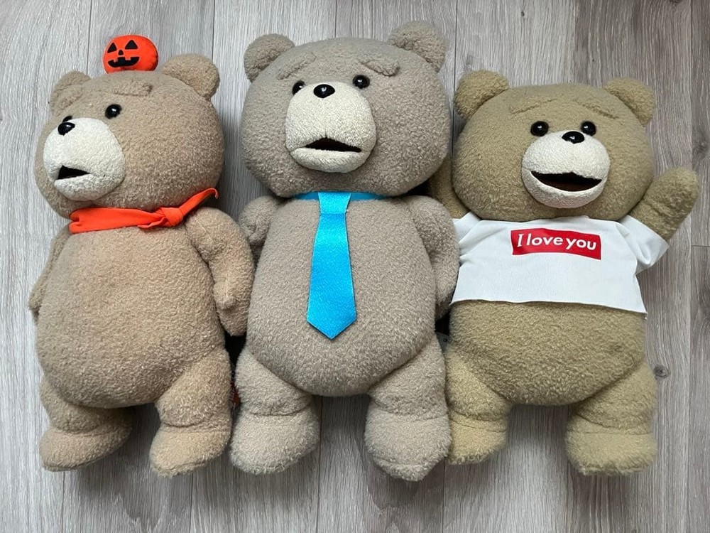 Ted 3-piece plush toy set XL size #0af1c3