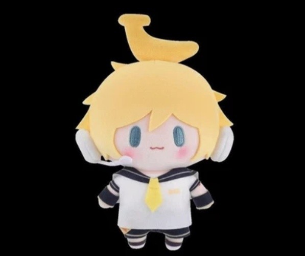 Hatsune Miku Fufu Plush Doll KAGAMINE LEN Figure Plush Around Cute