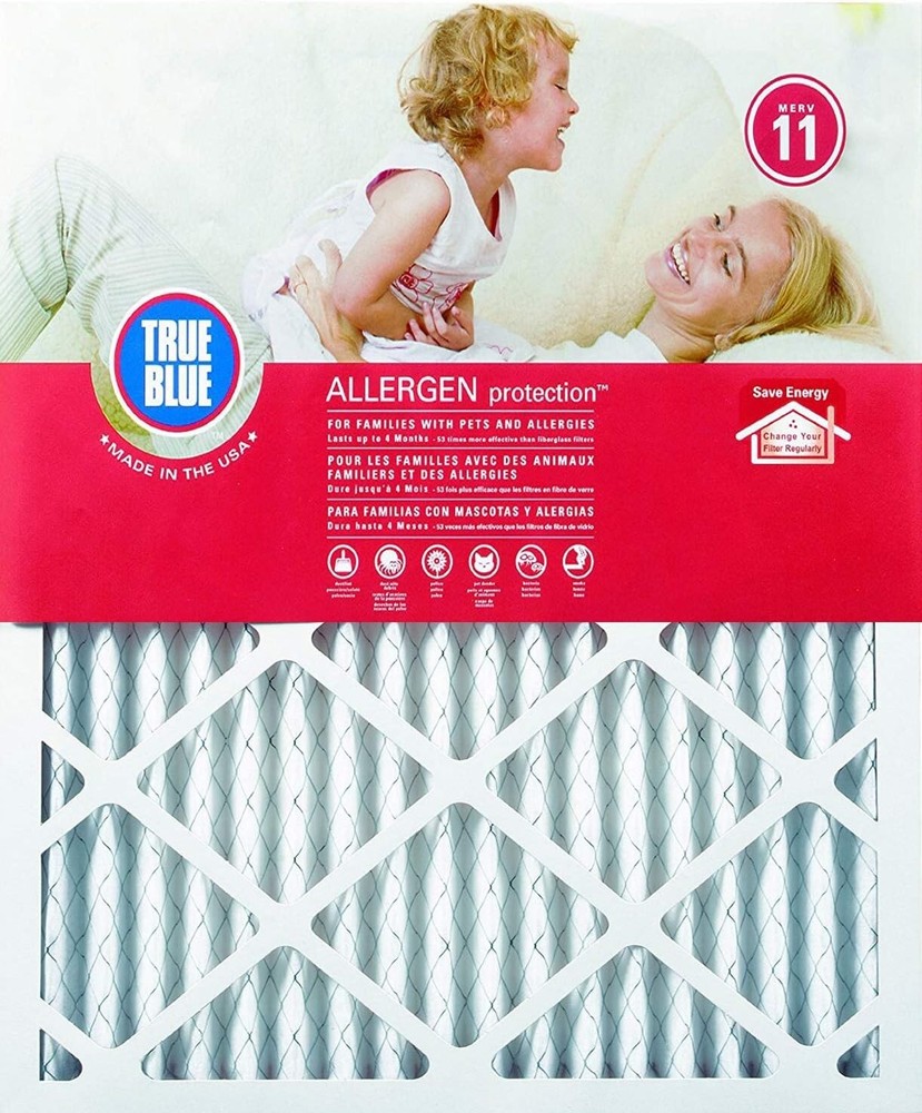 True Blue Allergen 15x20x1 Air Filter , MERV 11, 4-Pack New Air Conditioner
