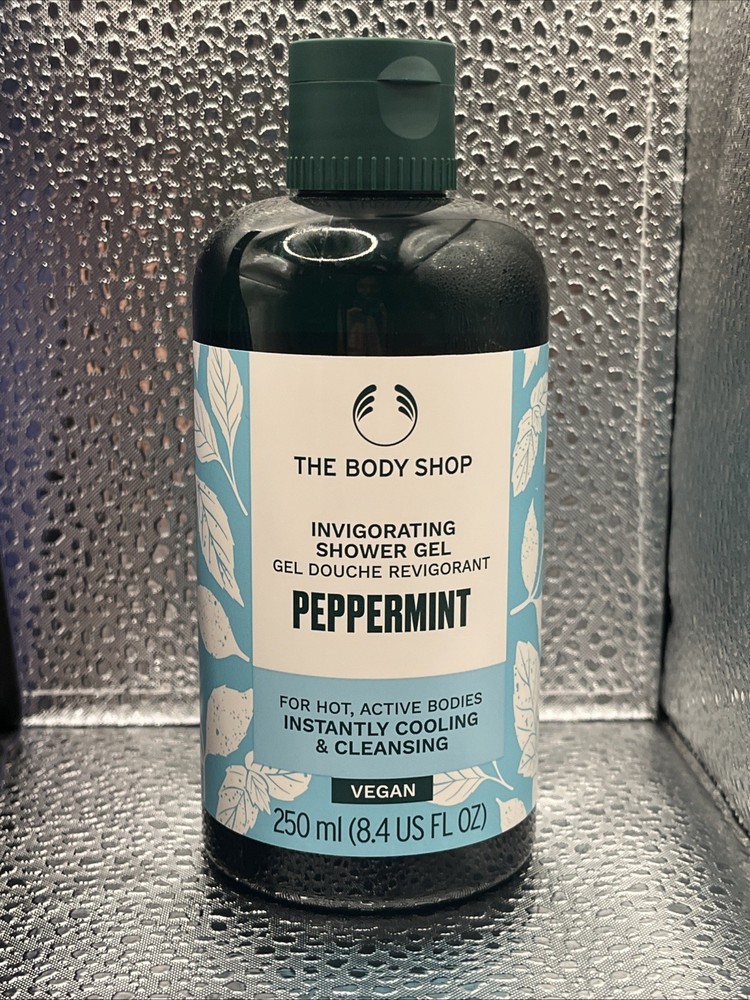 The Body Shop Peppermint Invigorating Shower Gel  8.4 oz/250ml NEW