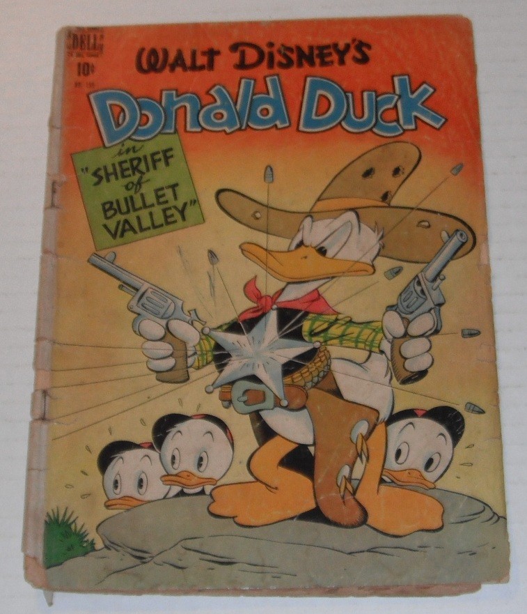 Four Color # 199--Donald Duck..Fair-Gd 1.5 grade..1948 Dell comic..Barks work--R