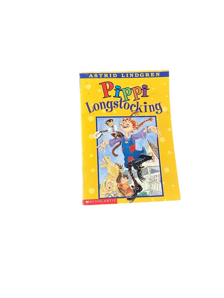 Pippi Longstocking by Astrid Lindgren – Vintage Paperback Book Classic Children