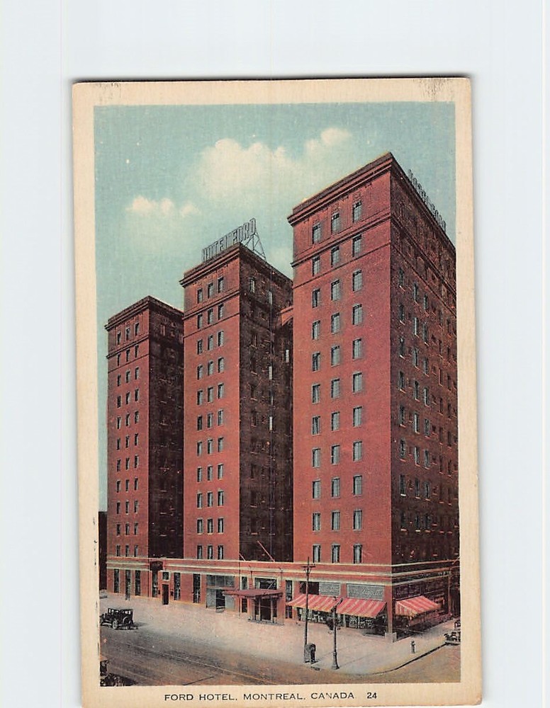 Postcard Ford Hotel Montreal Quebec Canada