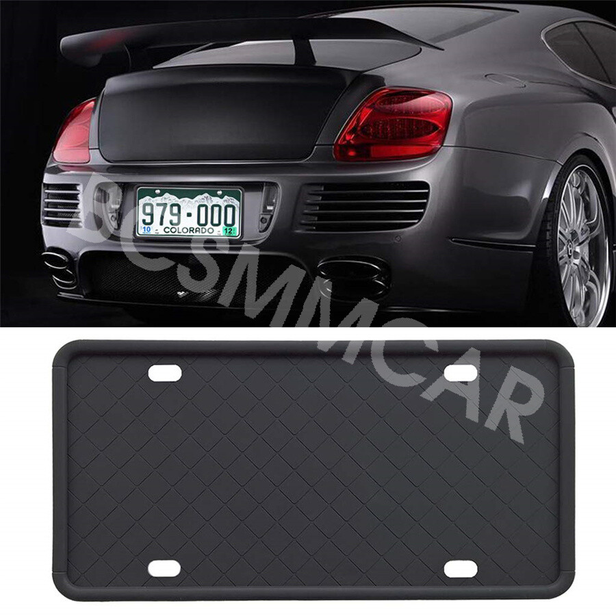 USA Car License Plate Frame Front Rear Mounting Cover Shield Holder Accessories