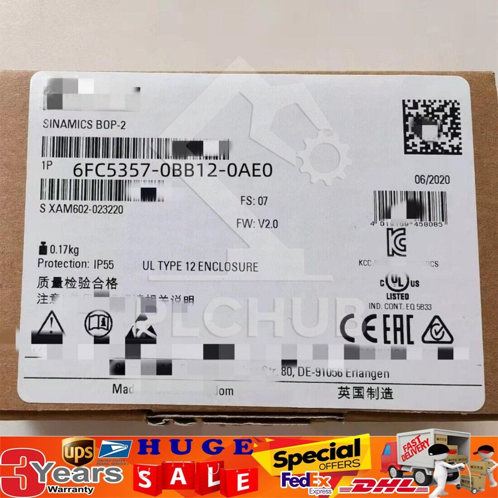 New Siemens 6FC5357-0BB12-0AE0 SINUMERIK 840D/DE NCU 571.4 6FC5 357-0BB12-0AE0