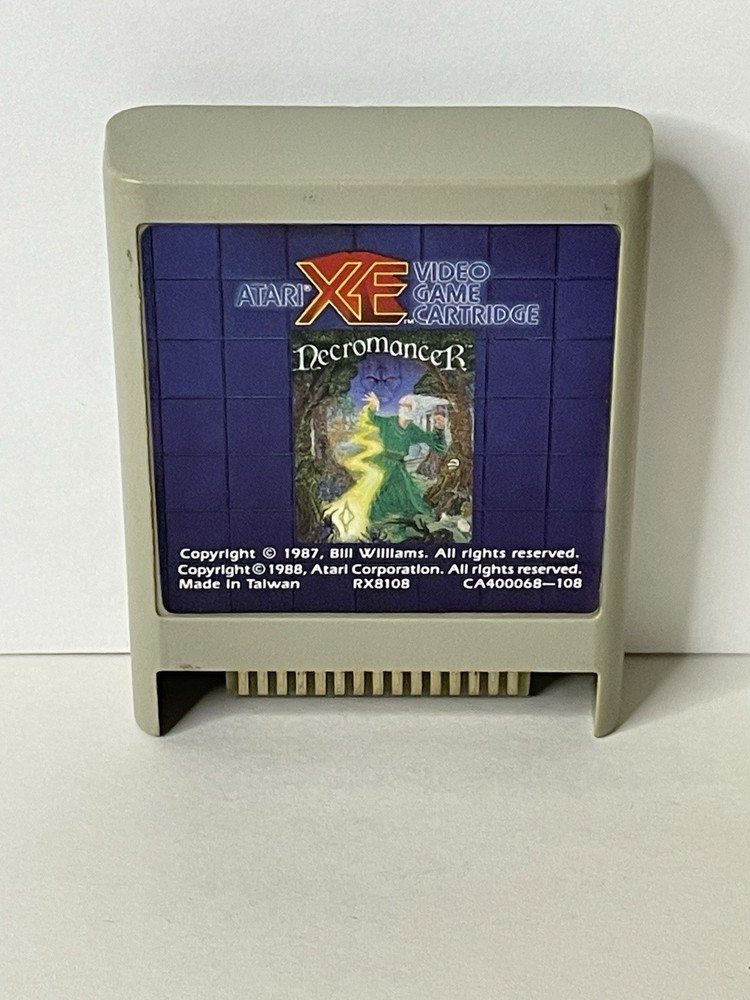 Necromancer (Atari 400/800/XL/XE) Authentic Cartridge Only Cleaned Tested