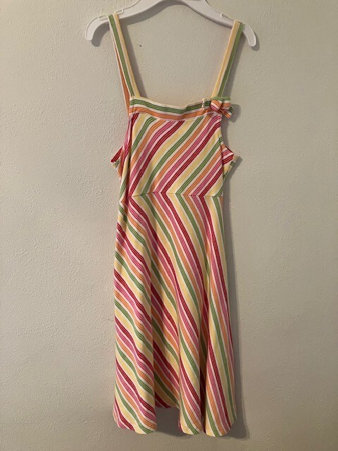 Gymboree Girls Size 8 Striped Jumper Dress