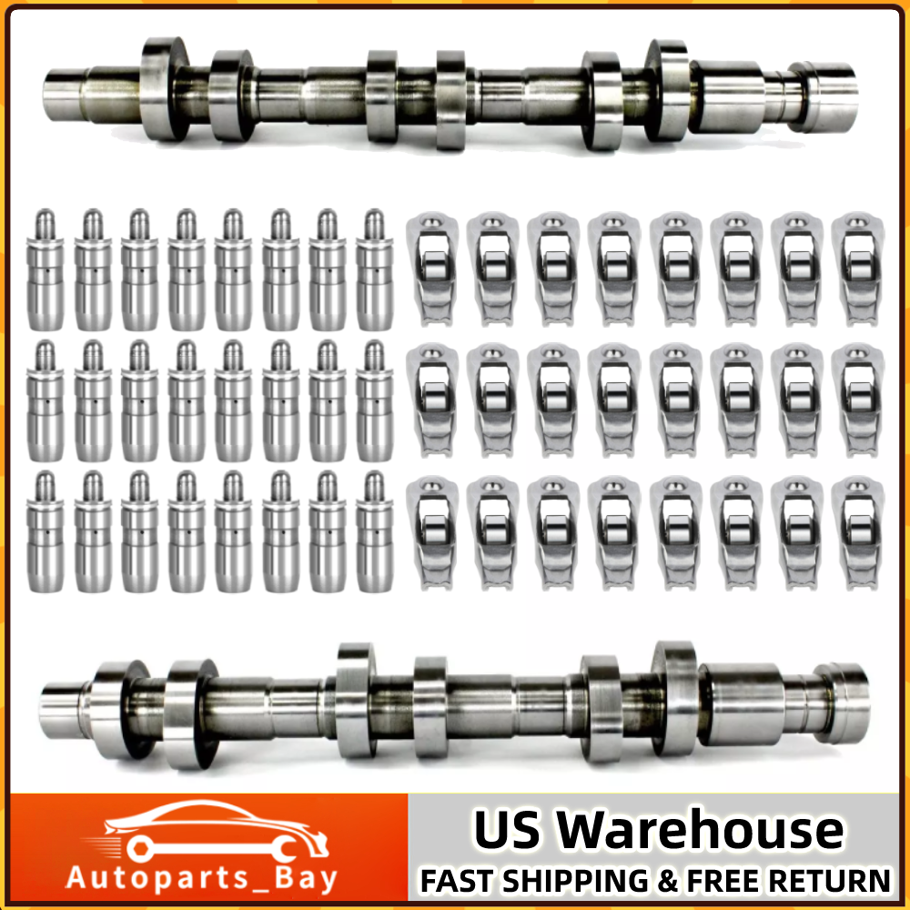 Camshaft w/ 24x Lifters & Rocker Arms Kit for 2005-2012 Dodge Jeep Ram 3.7L SOHC