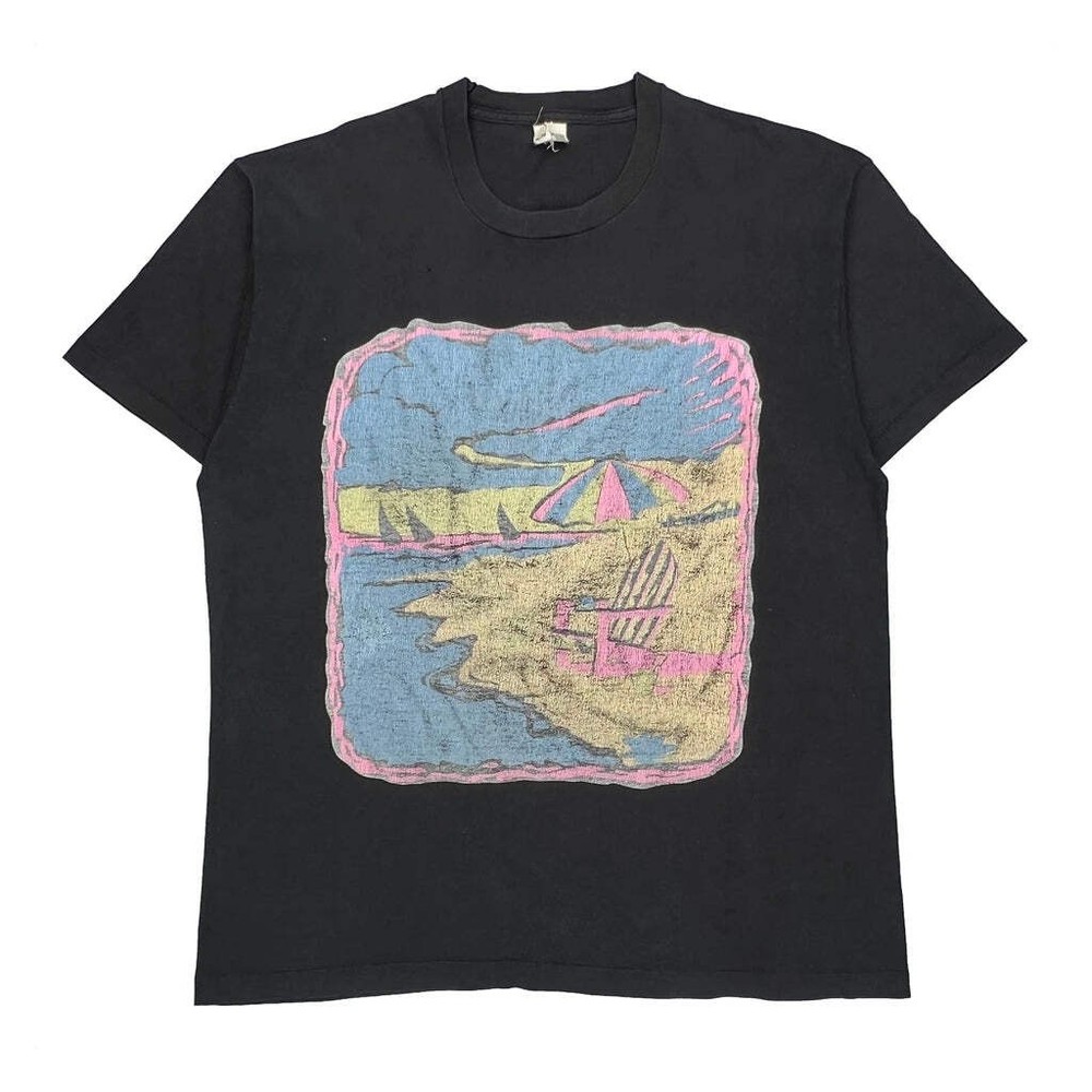 Single Stitch Unbranded Graphic T-Shirt - XL Multicoloured Cotton