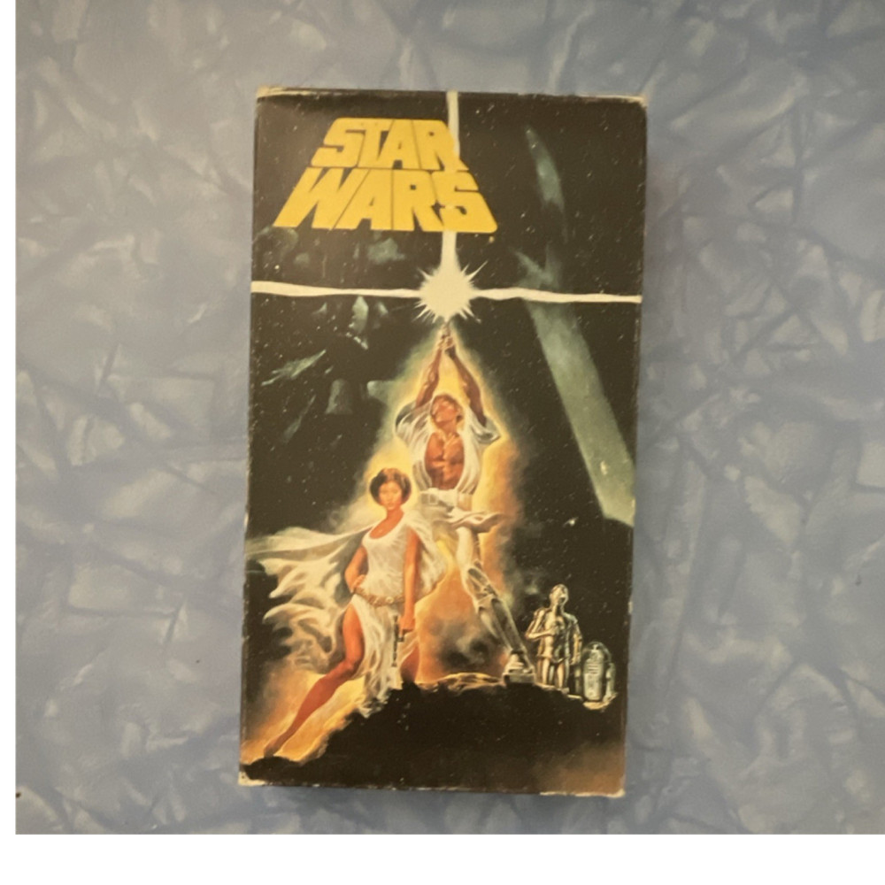 Original theatrical cut CBS Fox Video Star Wars VHS Tape Sci-Fi Fantasy 1977