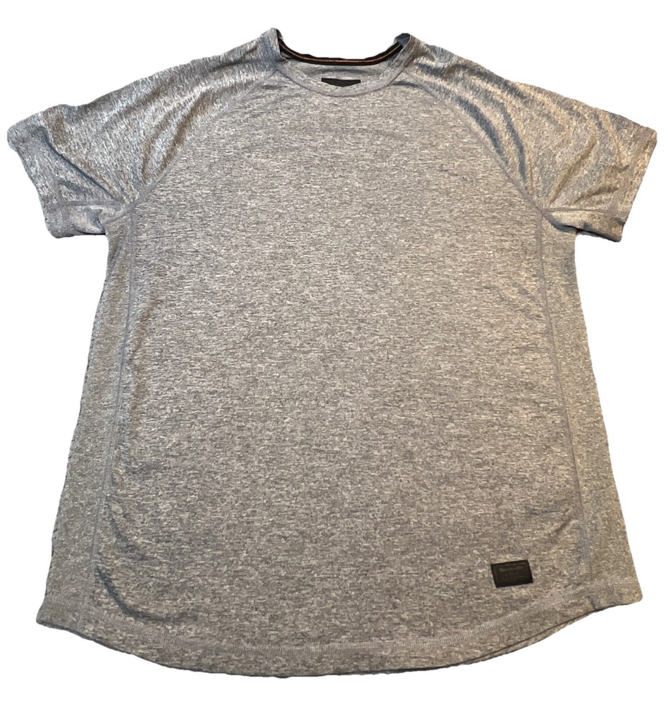 Abercrombie & Fitch Short Sleeve Athletic T Shirt Mens Size Medium Gray