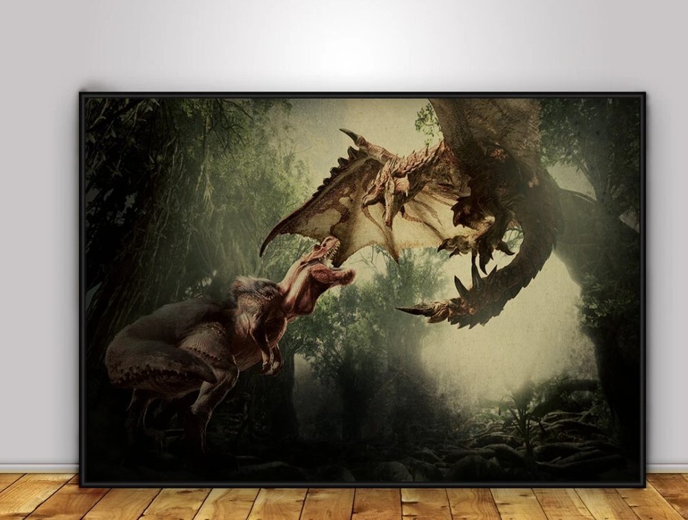 Monster Hunter World Game Poster | Wall Art | Wall Prints 10