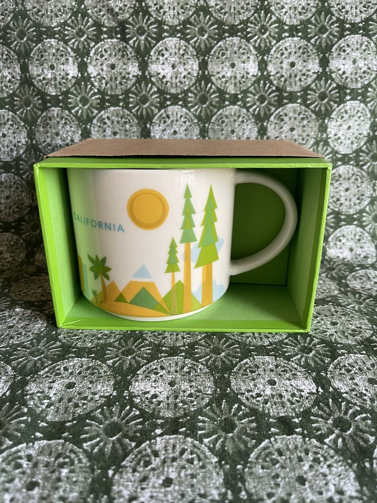 Starbucks 2012 California You Are Here 14 oz Coffee Tea Mug with Original Box  