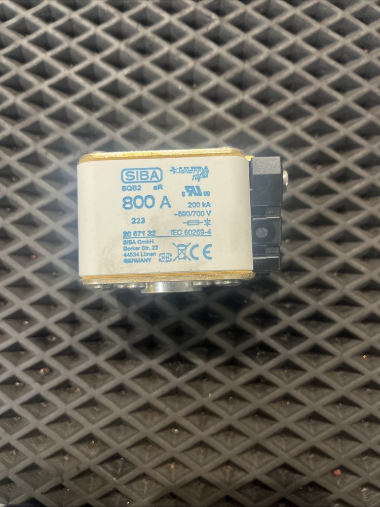 Siba Fuse-Link SQB2 800A 690/700v Fuse Link Block Lot of 3 READ DESCRIPTION!!!!