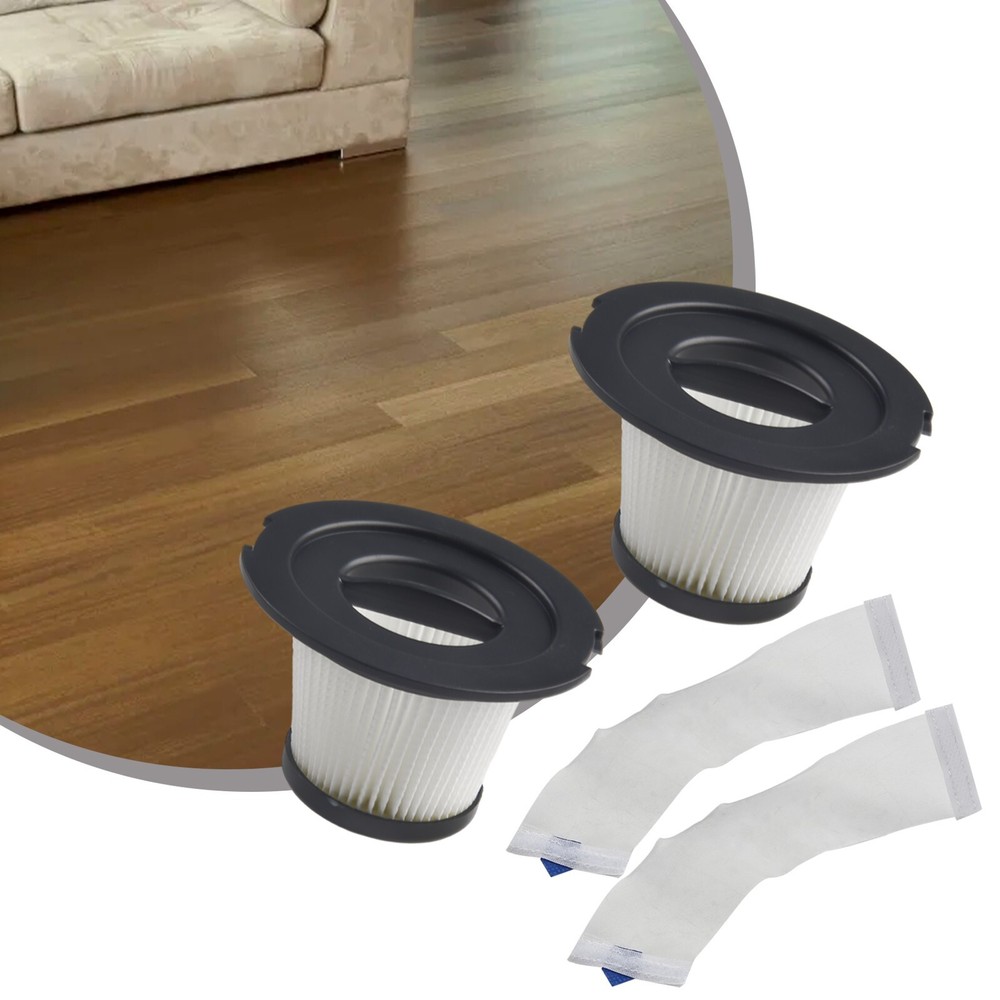 2pcs Replacement Filters for H.Koenig UP600 UP810 Cordless Vacuum