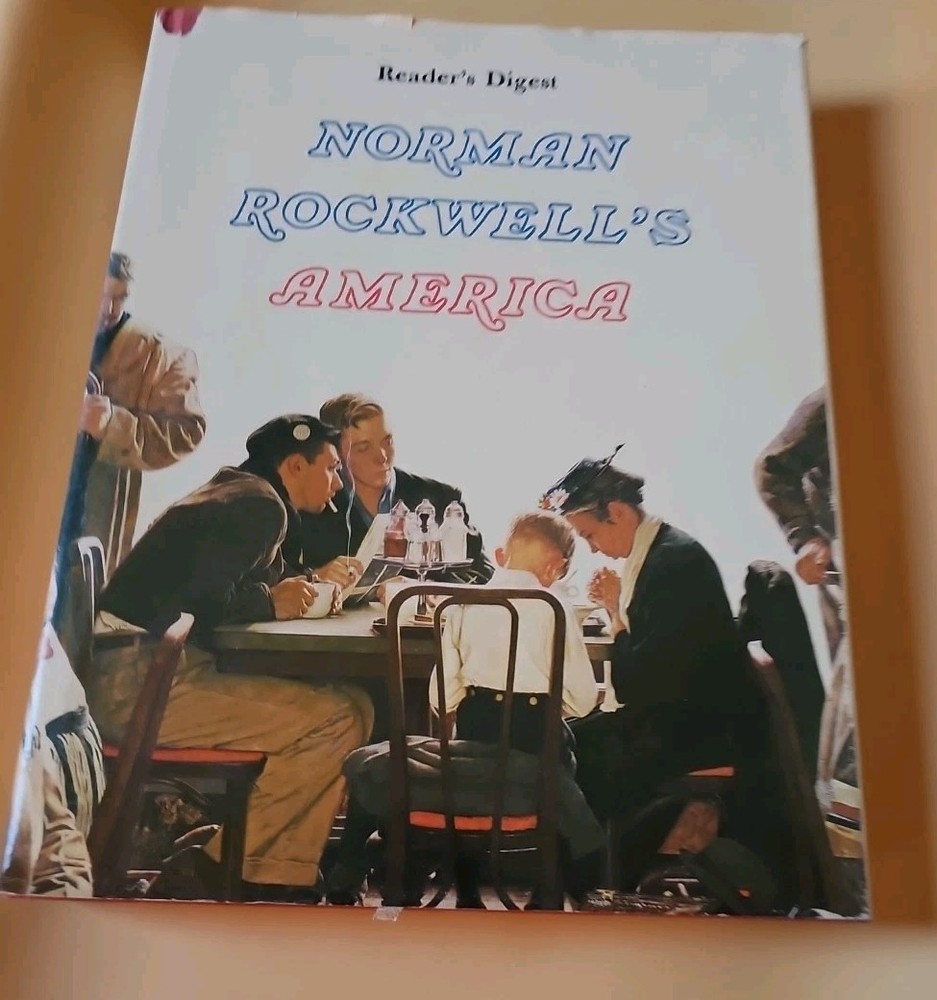 Norman Rockwells America 1976 Readers Digest Edition Hardcover Coffee Table Book