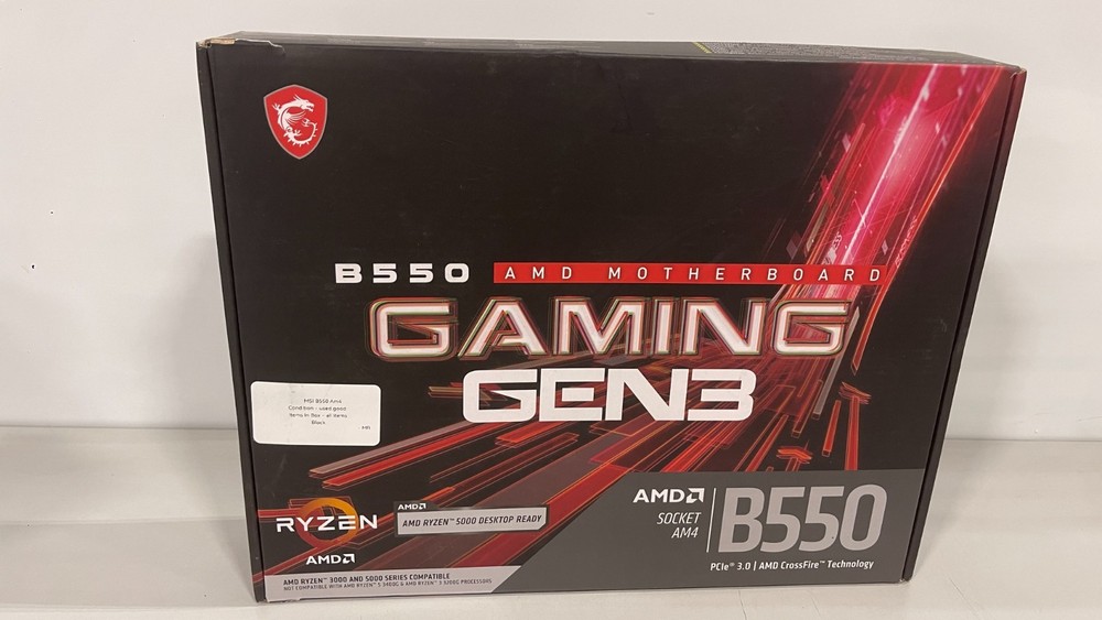 MSI B550 AM4 motherboard