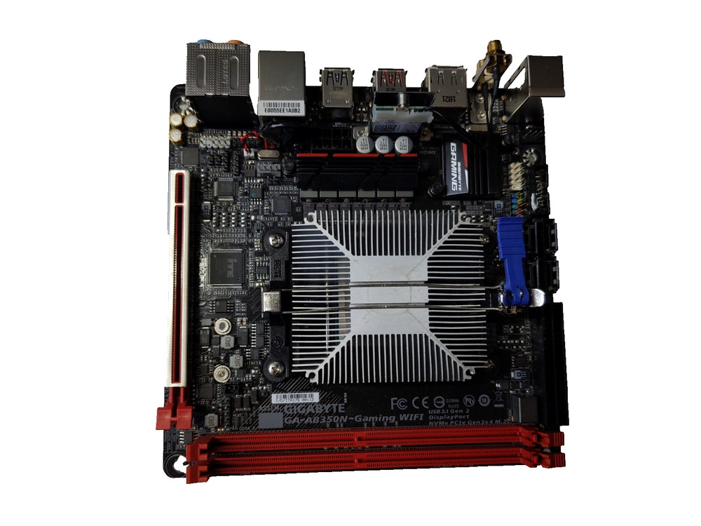 Gigabyte GA-AB350N-Gaming WIFI Mini-ITX Motherboard AM4 + AMD A8-9600 CPU Combo