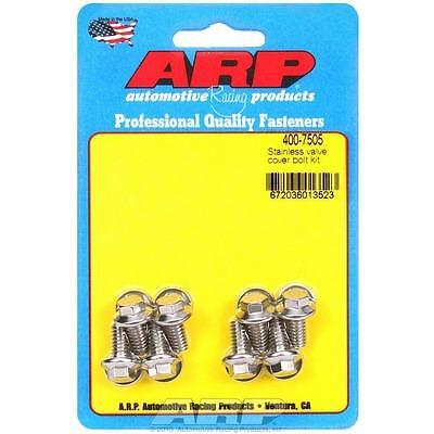Arp 400-7505, Set of 8 Polished Stainless Steel S/S Valve Cover Bolt Kit 1/4In-