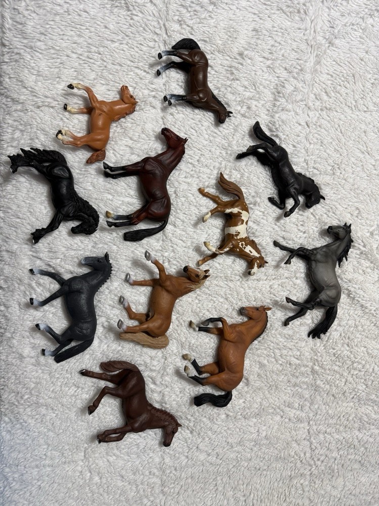 Lot Of 11 Schleich And Collect A Horses