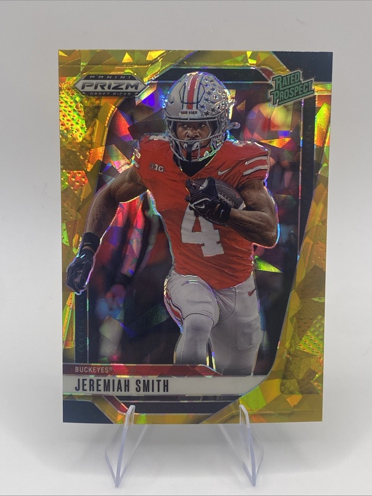 2025 Panini Prizm Draft Picks - Jeremiah Smith #160 Gold Ice Prizm (RC)