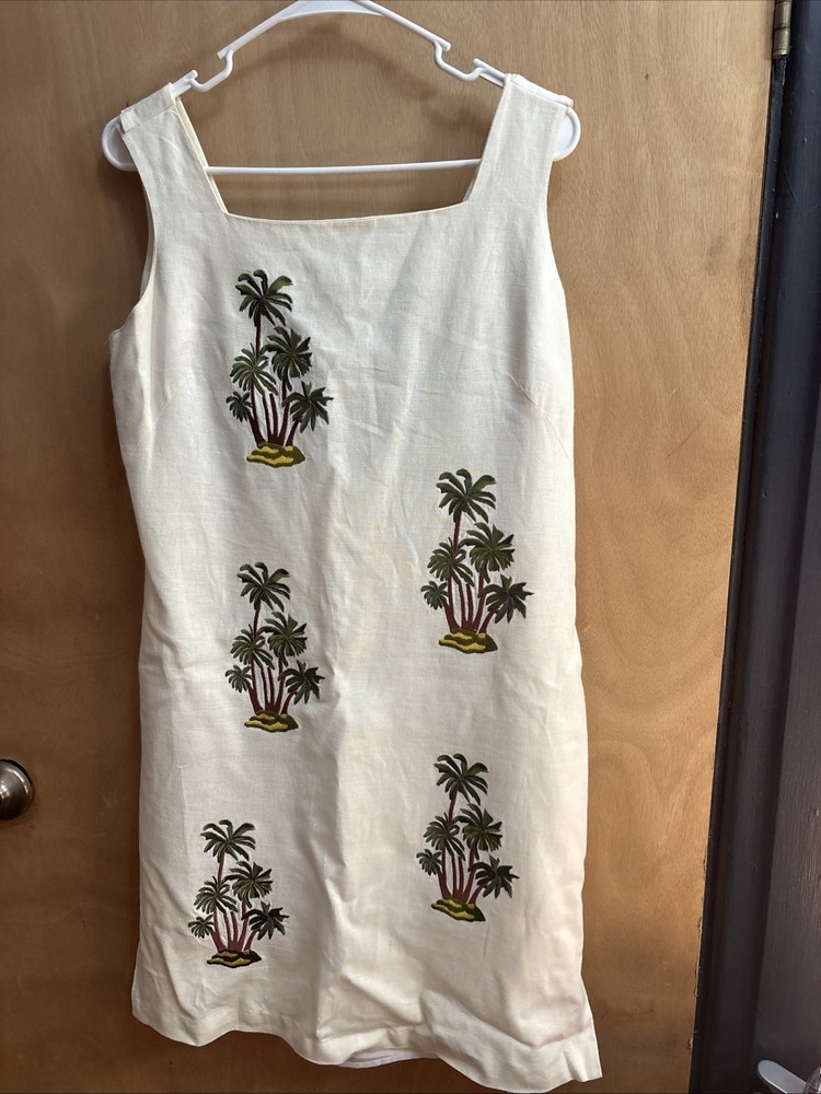 Women's Long Linen Size 12 ultra Dress