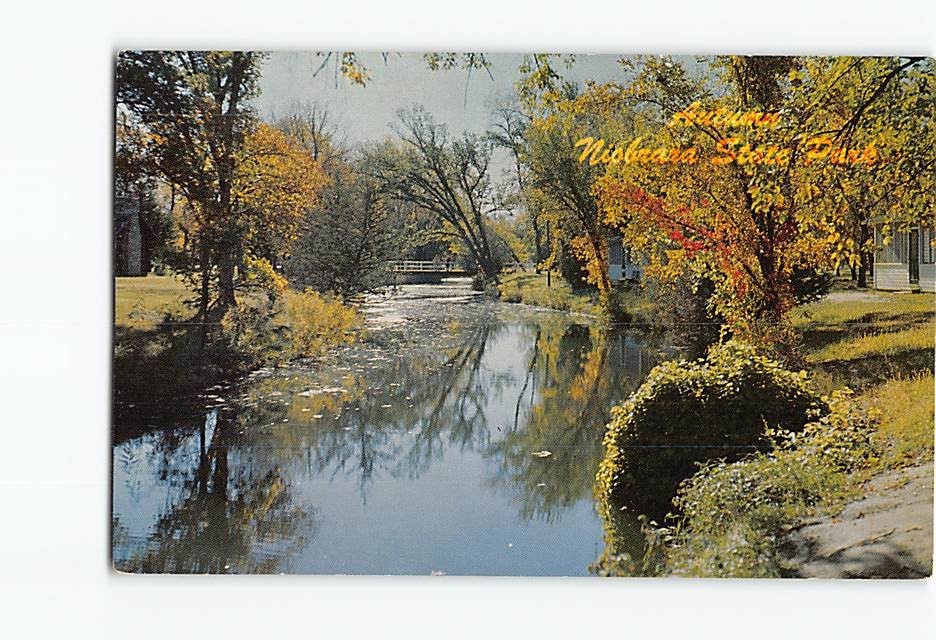 Postcard Autumn Scene Niobrara State Park Nebraska USA