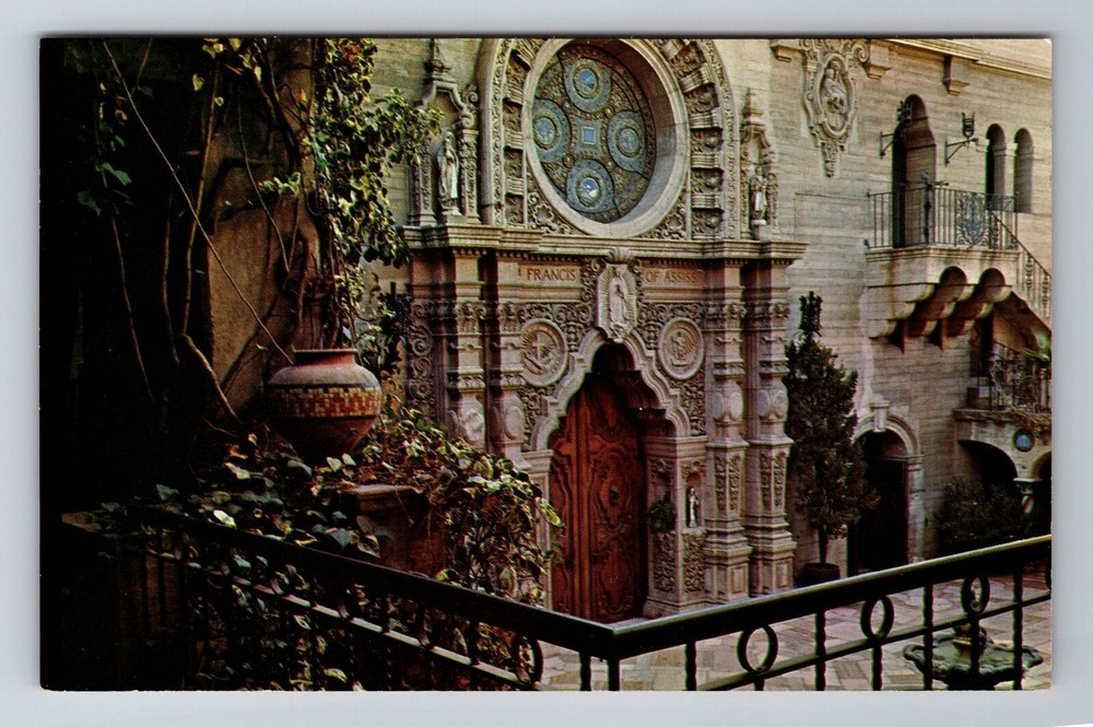 Riverside CA-California, Mission Inn, Antique Vintage Souvenir Postcard