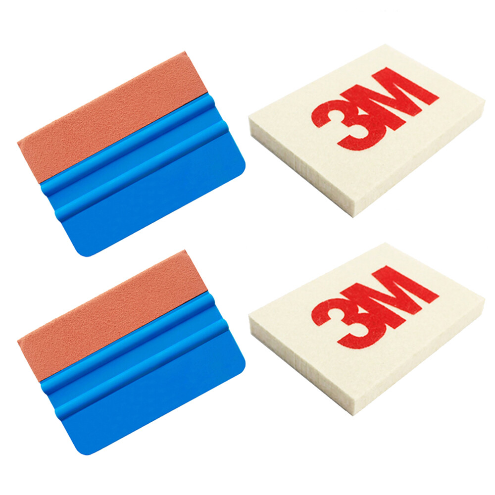 Wool Squeegee Scratch-Free Suede Felt Scraper for Car Stickers Vinyl Wrap Tint Tools