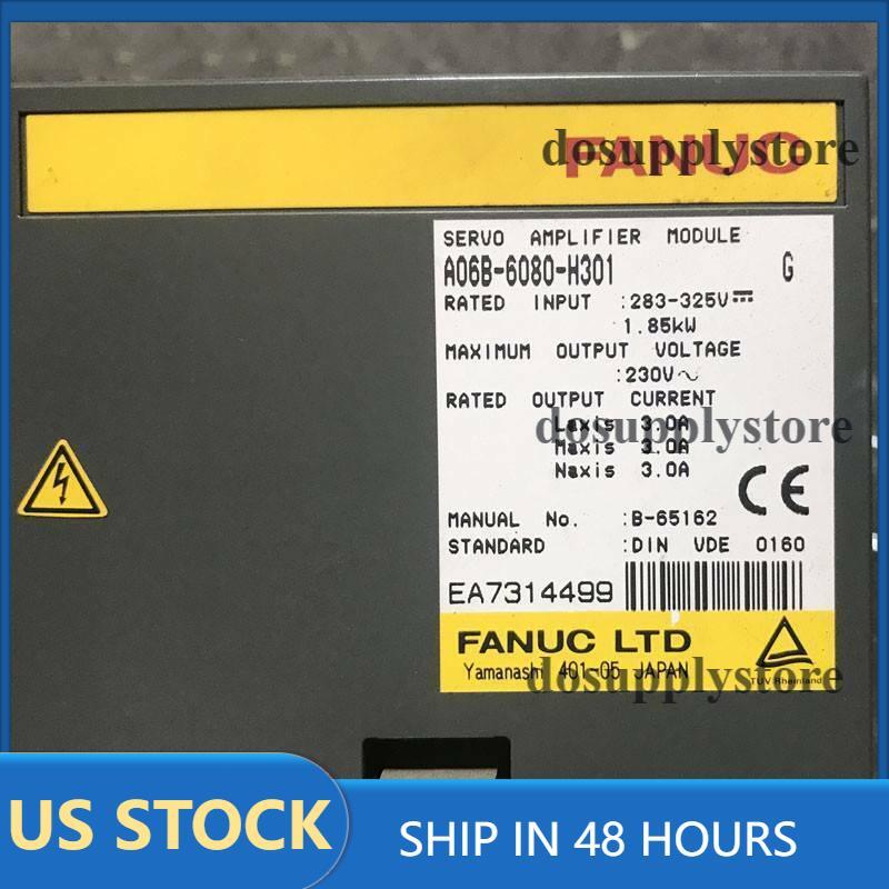 Fanuc A06B-6080-H301 1PC One Servo Drive A06B6080H301 Fast Shipping New