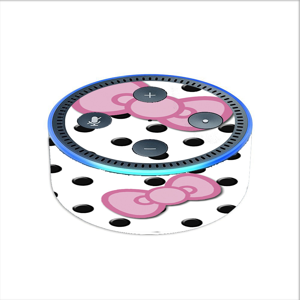 Pink Bows Skin Decal for Amazon Echo Dot 2nd Gen