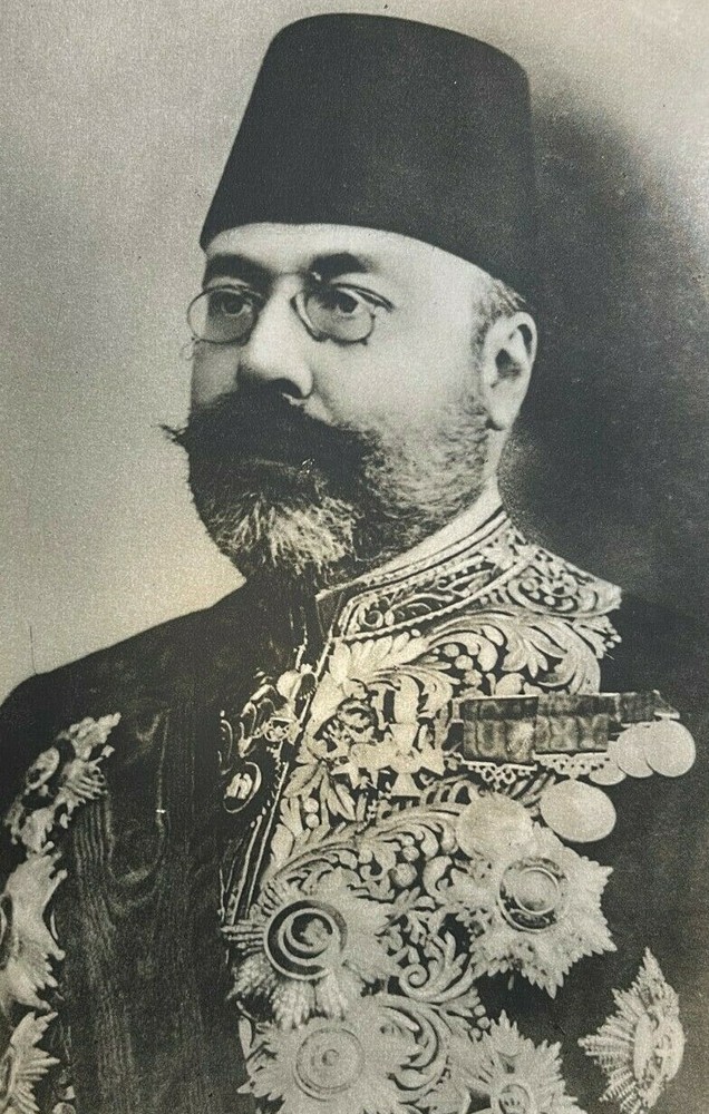 1915 Vintage Illustration Ismail Hakke Pasha Grand Vizier of Turkey