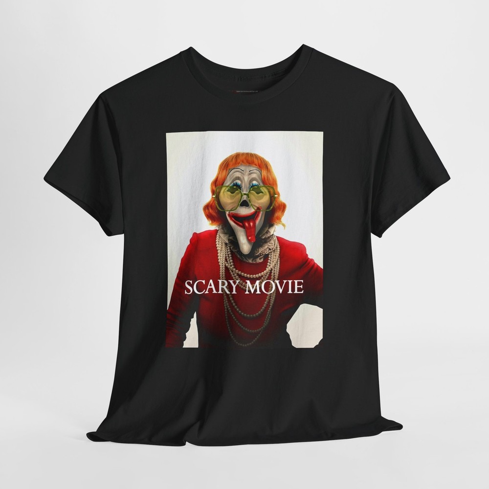 Scary Movie 2026 Retro Movie Poster Horror Unisex Graphic T-Shirt