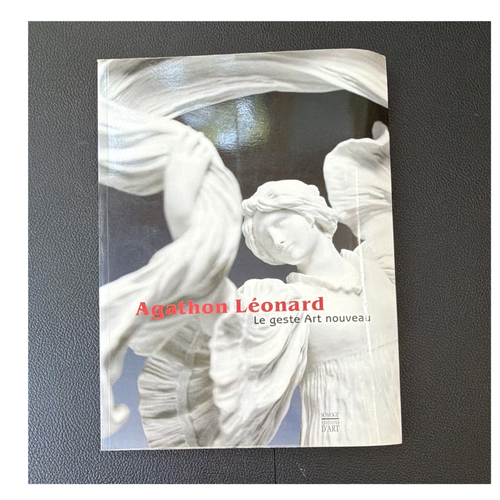 Agathon Léonard Le geste Art nouveau Sculpture PB French 1990 Somogy