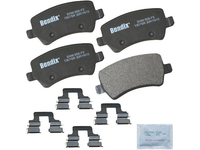 2017 Volvo V90 Cross Country Rear Brake Pads - Bendix 53143CQZB