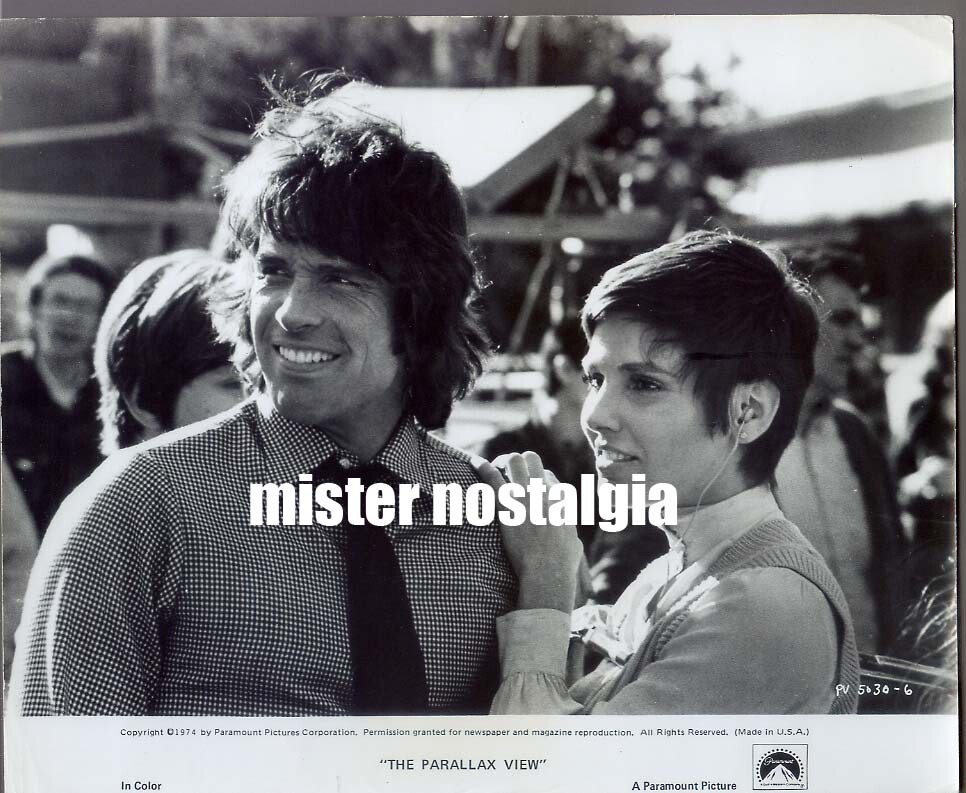 Vintage Photo 1974 Warren Beatty Paula Prentiss The Parallax View #6